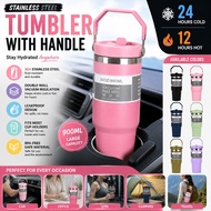 890ml Car Stainless Steel Tumbler Vacuum Insulated Leakproof Hot Cold Thermos Bottle