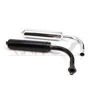 Muffler exhaust for 49cc 60cc 80cc electric bike 2 stroke engine