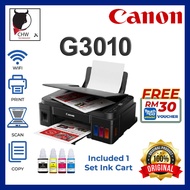 Canon Pixma G3010 Refillable Ink Tank Wireless All-In-One Printer Canon G3010 Printer Ink Tank & RED