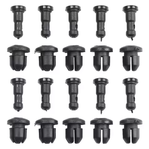 10pcs/Set Car 2 X 1.1cm Fairing Clips Accessories Black Bodywork Fit For Honda Blackbird CBR1100XX 9