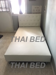 THAI BED เตียงบล๊อค เตียงบล็อค 3.5ฟุต รุ่น Hiso จัดส่งทั่วประเทศ  Single size block bed.,Delivery na