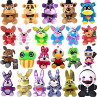 ▸ 18 Cm FNAF Fazbear Bear Foxy Rabbit Bonnie Chica Peluche Juguetes 5 Nights At Freddy Plushie Fnaf