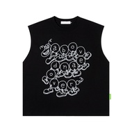 ABOVE AND OVER - JACY BLACK SLEEVELESS SHIRT