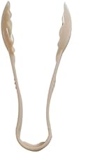 FSE PLSGTG009BG Serving Tongs, 9", Scallop, Dishwasher Safe, Polycarbonate, Beige, NSF