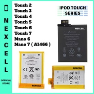 NEXCELL Bateri Serasi untuk IPod Touch 2 3 4 5 6 Battery Bateri IPod Nano 6 7 (A1466) Battery IPod V