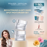 Crystal Secret Brightening Moisturizer Set – Day & Night Cream|Raya Glow,Ramadhan Beauty Prep, Free 