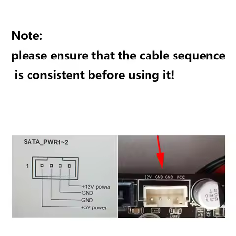 PH2.0mm 4pin to SATA Small Type to 15Pin SATA HDD SSD SATA Power Supply Cable 20AWG Wire For Industr