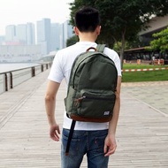 Argali 香港品牌 戶外輕便 中性 春夏 簡約風 後背包 茶綠色 YKK拉鍊