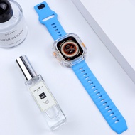 Dây đeo + Vỏ Vòng đeo tay silicon bọc bảo vệ PC tương thích cho Apple Watch Dòng 8 Ultra 49mm iWatch