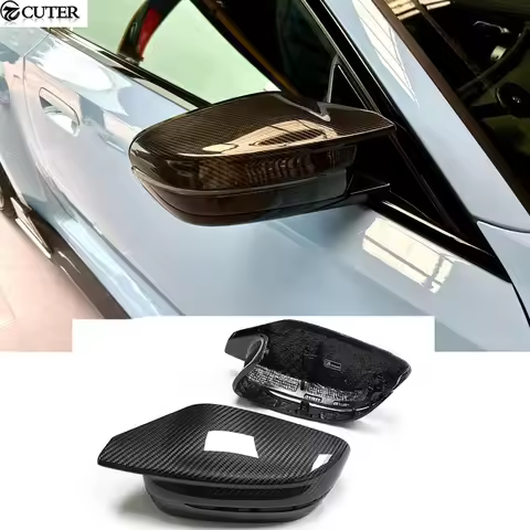 G87 M2 Dry Carbon Fiber Front Mirror Cover Caps for Bmw G87 M2 Car Body Kit