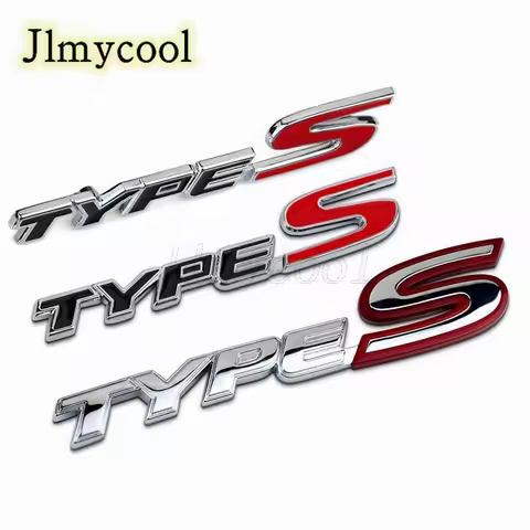 3D Metal Type R Car Sticker Badge Emblem Type S Decal For CIVIC FD2 FA 5 Mugen TypeR Racing Auto Sty