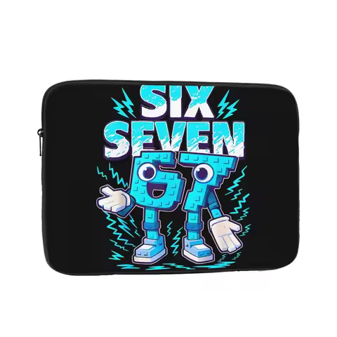 Bruh Steal A Brainrot 67 Six Seven Funny Brainrot Meme Laptop Bag Case Notebook Liner Sleeve Shockpr