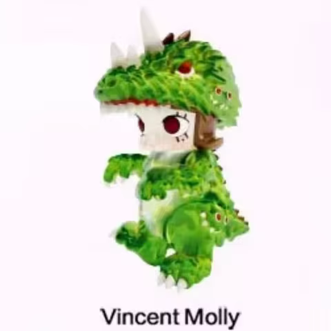 POP MART Molly x INSTINCTOY Erosion Molly Costume Series Blind Box Mystery Box Caixa Sorpresa Girls 