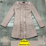 TWEED WOMEN'S 2ND LONG LIGHT PINK DRESS