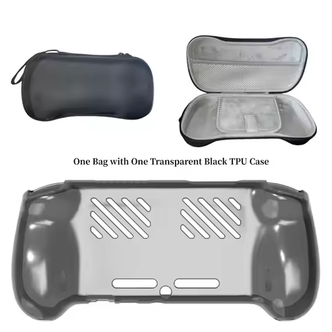 For Anbernic RG556 RG557 TPU Case Storage Bag Antifall RG556/557 Game Console Transparent Soft Shell