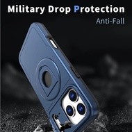 360 ° Rotating Bracket Phone Case Suitable for IPhone 17 Air 16 15 14 Plus 13 12 11 Pro Max 2-in-1 P
