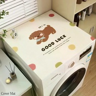 Cartoon Sunscreen Washing Machine Cover Mat Multifunctional Bedside Table Dustproof Protective Pad D