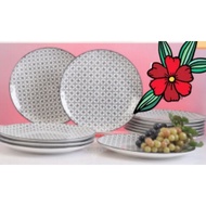 PALAZZO FINE PORCELAIN WARE  10.5 BUFFET/DINNER PLATES 12 PCs.(One dozens)