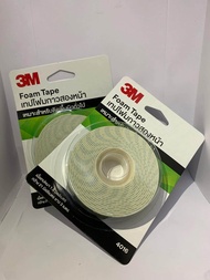 (ค่าส่งถูกๆ)3M 4016 เทปโฟมกาวสองหน้า 21มมx3เมตร หนา 1.6มม Double Coated Urethane Foam Tape กาวสองหน้า