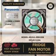 PANASONIC Fridge Refrigerator Fan Motor/Motor Kipas Peti Ais冰箱风扇电机/4515JL-09W-B36 DC14V/NR-CY557GWMY