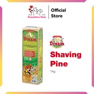 Pet's Dream Shaving Pine 1kg Small Animals Bedding Tempat Tidur Hamster Terbaik Bedding Hamster Rabb