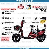 SUPER PROMO!!! Sepeda Listrik Akasia 500 Watt - Bonus HELM
