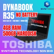 Toshiba R35 i5 laptop i5 refurbished