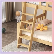 Solid Wood Loft Bunk Bed with Stairs for Students Dormitory3YK Wooden Ladder Stairs Children Househo