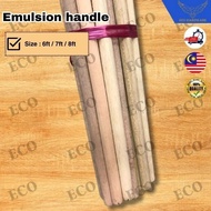 6/7/8 Kaki Round Wooden Stick Wood Mop Stick  Kayu Batang Bendera Ampaian Bulat Barang Penyapu