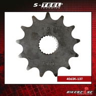 S-TEEL Front Sprocket Motorcycle for HM MOTOR CRE F250R, SM250R, CRE F290, 300X / HONDA CR125R, CRF2