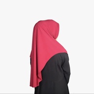 Alwira.outfit Bergo marwah hijab instan non pet malay matt jersey