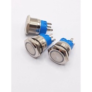 22mm Press Lock Steel Switch 12-24v 220v Red Green Tea Plug Socket Yellow Blue Express Delivery Send