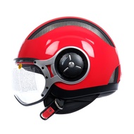 ZEUS ZS 218 DRED GLOSSY RETRO CLASSIC SINGLE VISOR