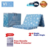 Viro Classic Foldable 2 in Mattress (Single/Super Single)