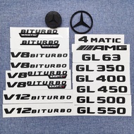 Mercedes-Benz GL300 GL320 GL450 Modified AMG 4MATIC GL500 GL550 Tail Label Letter Label