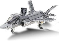 Military Stem Building Toys for 3 4 5 6 7 8 9 10 11 12+ Year Old Boys 646pcs F35 Lightning II Fighte