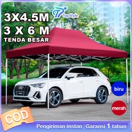 TopStyle Tenda Jualan 3x6 Tenda Lipat 3x4.5 Tenda Bazar 600D Outdoor Tenda Gazebo Pameran Dagang Bir