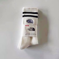 🔥ถุงเท้า The North Face ข้อยาว🔥  แนวสตรีท แบบใหม่ เดอะนอทเฟค พร้อมส่งในไทย