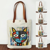 Abstract Paint Souvenir Canvas Totebag Abstract Paint Series Bag