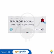 BERAPROST SODIUM NOVELL 20 MCG BOX 30 TABLET RT743