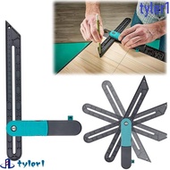 TYLER1 Woodworking Angle Ruler Protractor Tool Lock Angle Angular Bevel Gauge Goniometer Marking Gau