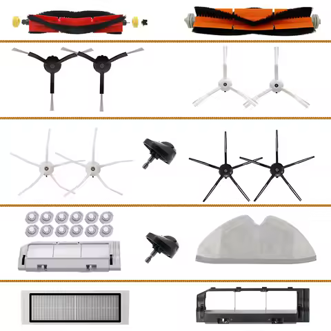 All Accessories for Xiaomi Roborock S5 S6 Max Pure S60 S65 S50 E25 E4 Robotic Vacuum Cleaner (Centre