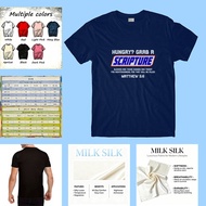 Hungry Grab a Scripture - Matthew 56  More Colors Available  Milk Fiber T-Shirt