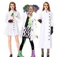 Children's Adult Halloween Stage Performance Costume cos Frankenstein Suit Crazy Scientist Business 
