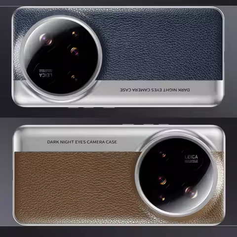 Luxury Classic Leather With Raised Metal Bezel Protection Case For Xiaomi 15 Ultra Mi 15 Pro Mi 14 u