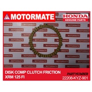 HONDA DISK COMP CLUTCH FRICTION XRM 125 FI PART 22208-KYZ-901