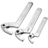 Wrenches Chrome Vanadium Adjustable Hook Wrench C Spanner Tool