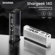 SHARGE Power Bank 140W Charger 20000mAh Laptop Power Bank with Smart Display Dual Port Portable Batt