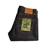 PMD & CO - CONSTRICTOR - 14 oz - Black Indigo - Denim Selvedge Accent - Slim Fit