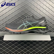 2023 Asics รองเท้าวิ่งผู้หญิงรองเท้าบุรุษกีฬาเจล-KAYANO รองเท้าวิ่งดูดซับแรงกระแทก K27นักรบดำ